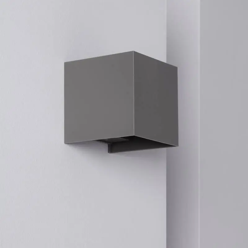 Aplique de Pared Exterior LED 6W Aluminio Iluminación Doble Cara Eros Envío Internacional