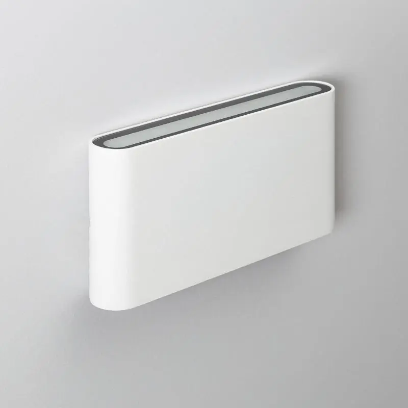Aplique de Pared Exterior LED 12W Iluminación Doble Cara Rectangular Blanco Einar Promoción