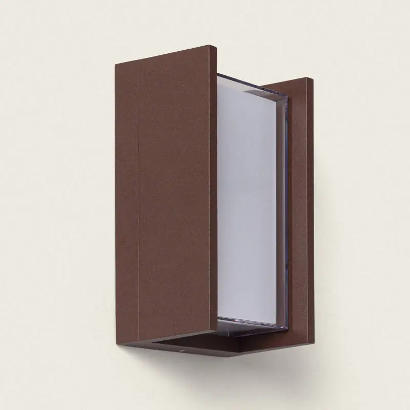 Aplique de Pared Exterior LED 12W Aluminio CCT Seleccionable Doble Difusor Lysandra Entrega Rápida