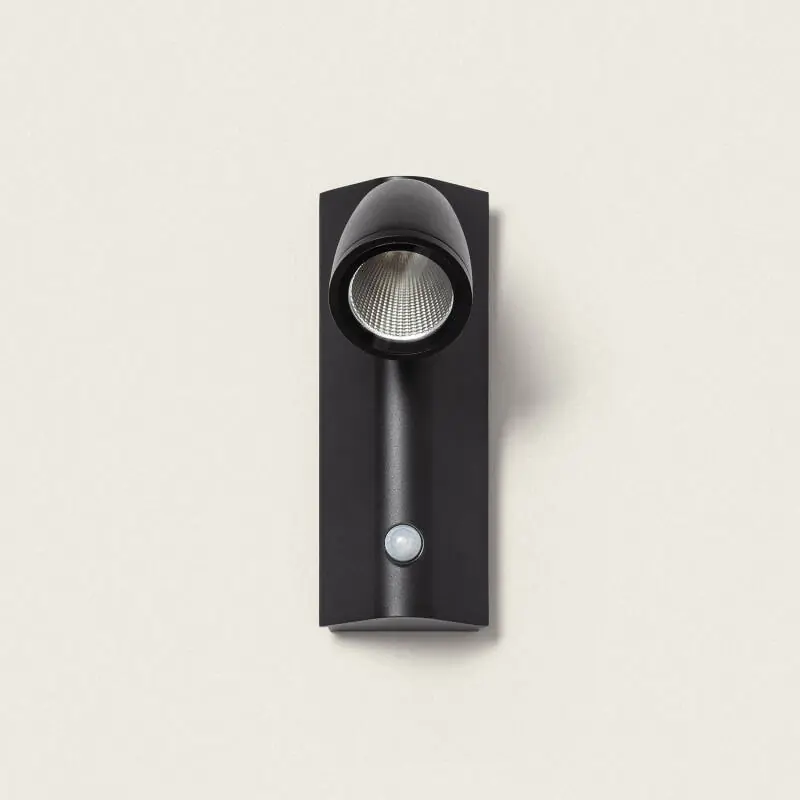 Aplique de Pared Exterior LED 6W Aluminio con Detector de Movimiento Abel Oferta Limitada