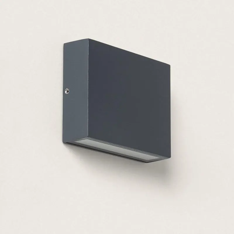 Auténtico Aplique de Pared Exterior LED 7W Aluminio Iluminación Doble Cara CCT Seleccionable Brooky S