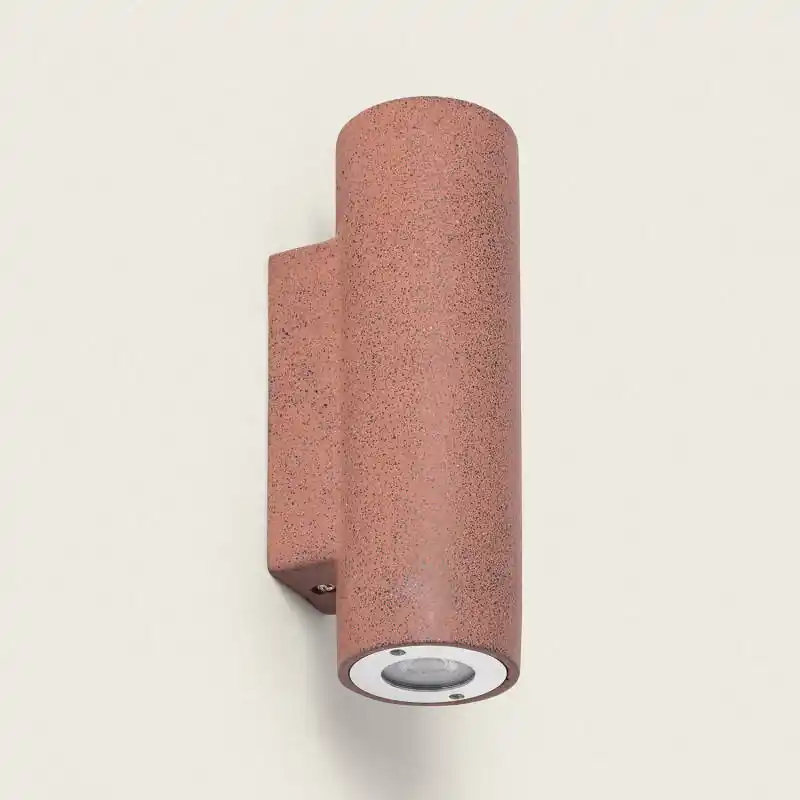 Aplique de Pared Exterior Cemento Iluminación Doble Cara Banjar Rond Imprescindible (Must-Have)