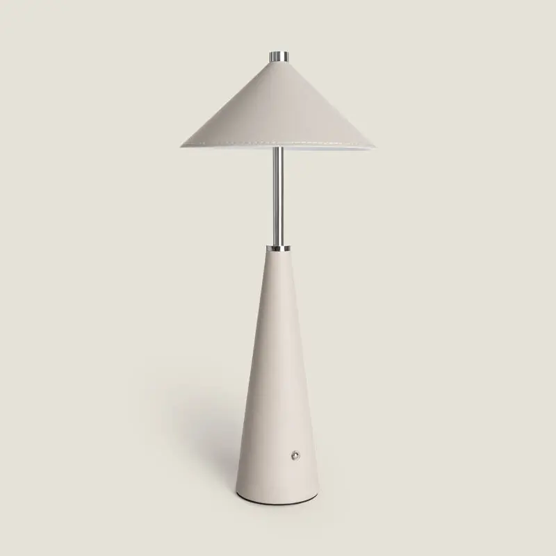 Artesanal Lámpara de Mesa LED Portátil Cuero  con Batería USB Recargable Tyu Tule