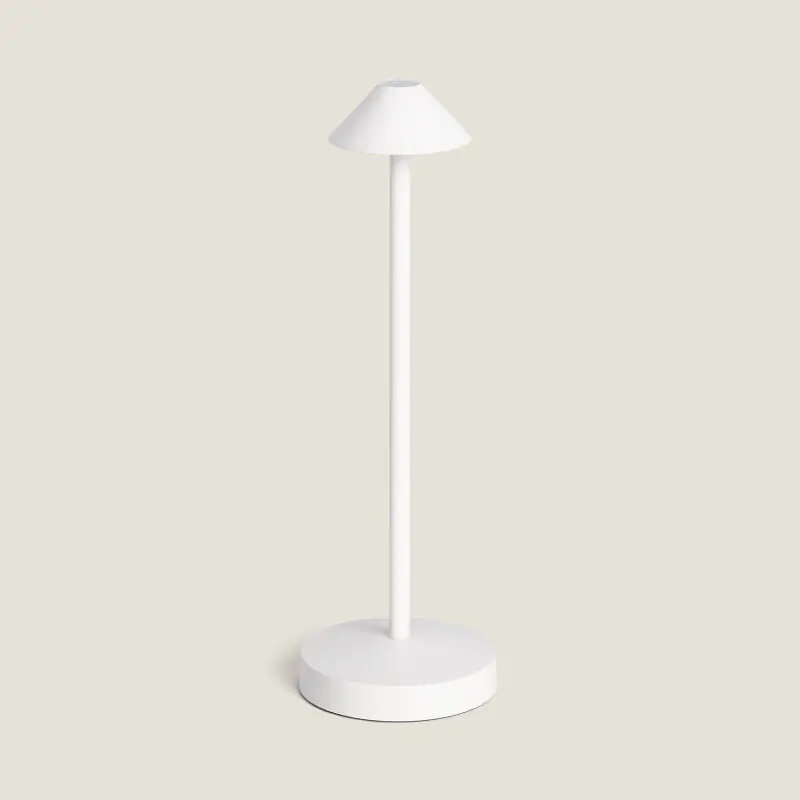 Profesional Lámpara de Mesa LED Portátil para Exterior Metal con Batería Recargable Magatzi