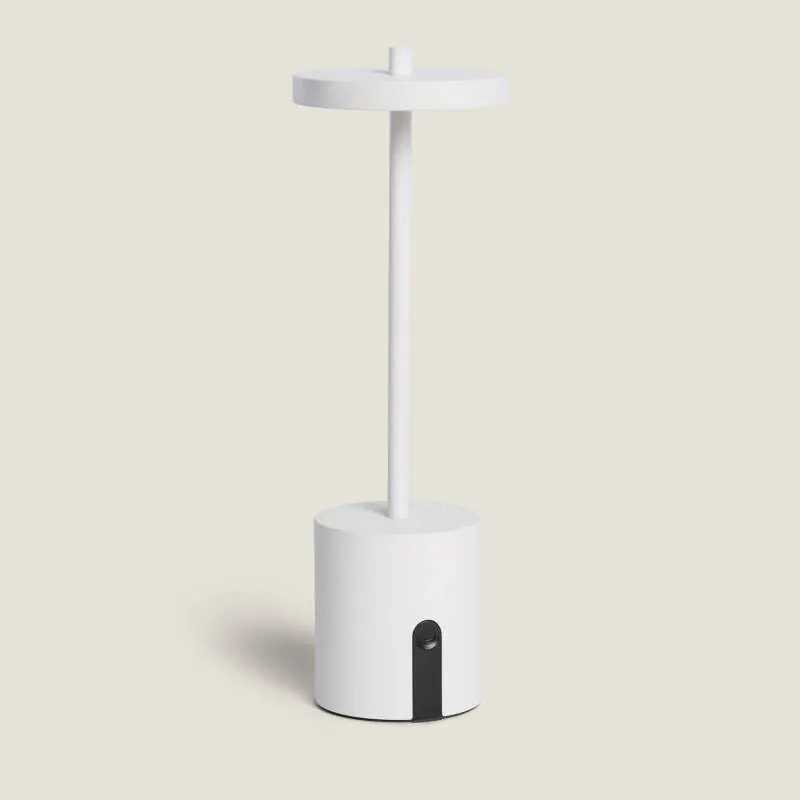 Promoción Exclusiva Lámpara de Mesa LED Portátil para Exterior Metal con Batería Recargable Jawania