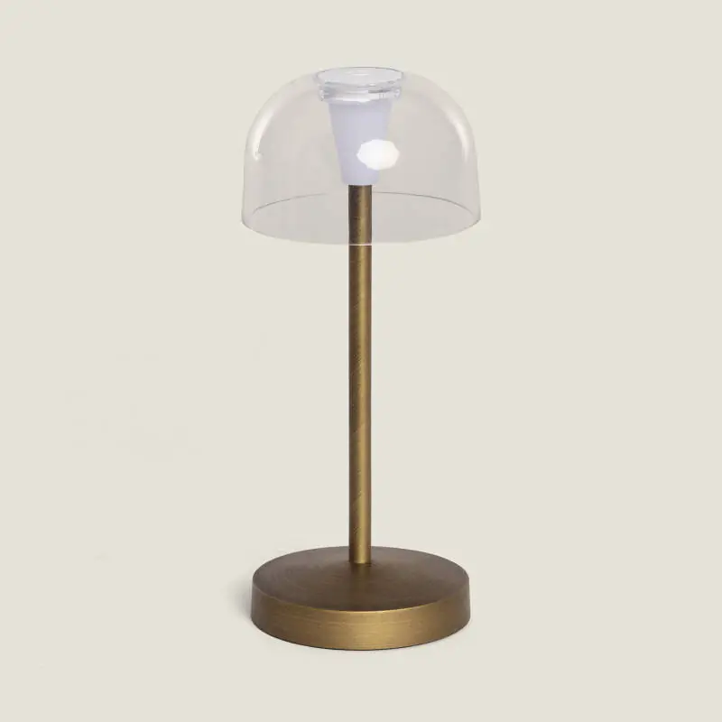 Bestseller Lámpara de Mesa LED Portátil para Exterior Metal con Batería Recargable Lendora