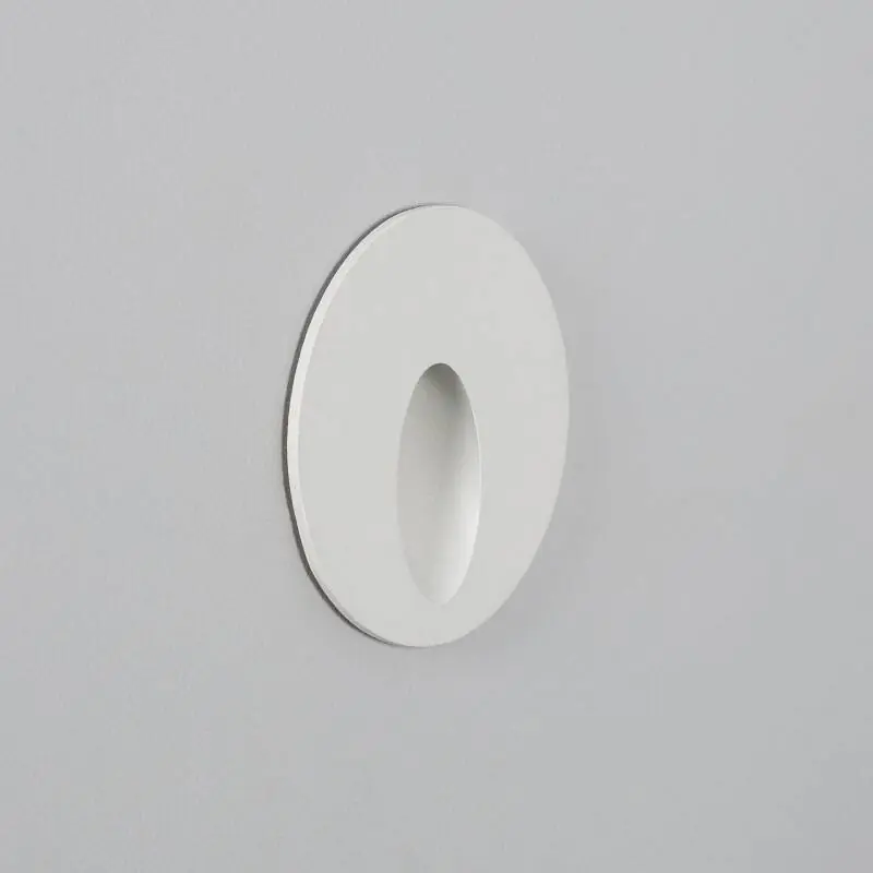 Promoción Baliza Exterior LED 3W Empotrable Pared Circular Blanco Boiler