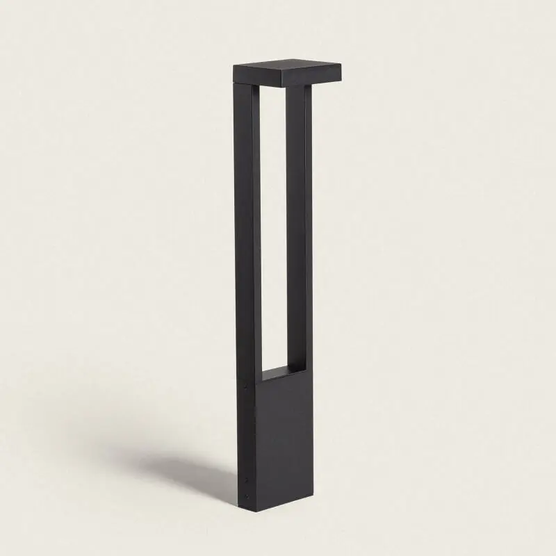 Baliza Exterior LED 65cm 10W Aluminio Droxe Negro Mejor Calidad