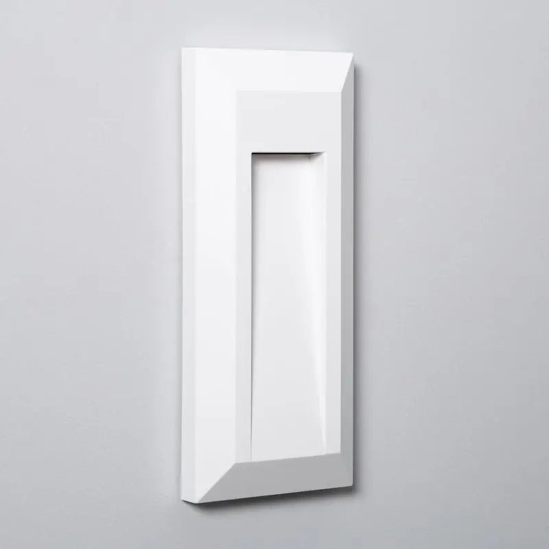 Venta Final Baliza Exterior LED Superficie Pared Rectangular Blanco Edulis