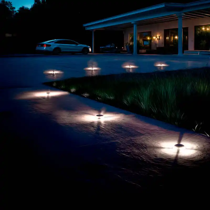 Baliza Exterior LED 1W Empotrable Suelo Letso 4L Negro Oferta De Temporada