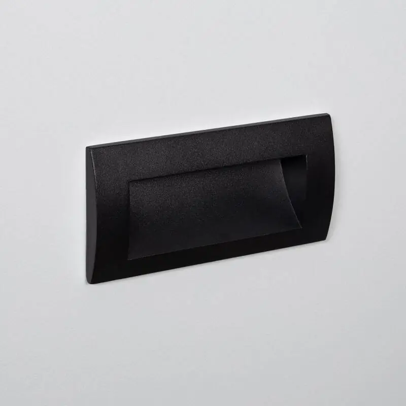 Baliza Exterior LED 4W Empotrable Pared Rectangular Edulis Entrega Rápida