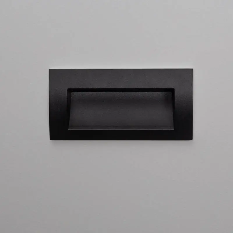 Baliza Exterior LED 4W Empotrable Pared Rectangular Edulis Auténtico