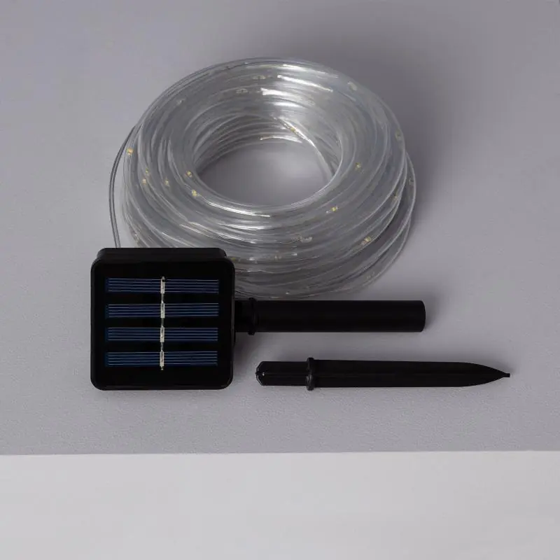 Promoción Exclusiva Guirnalda Solar Exterior Tira LED 12m