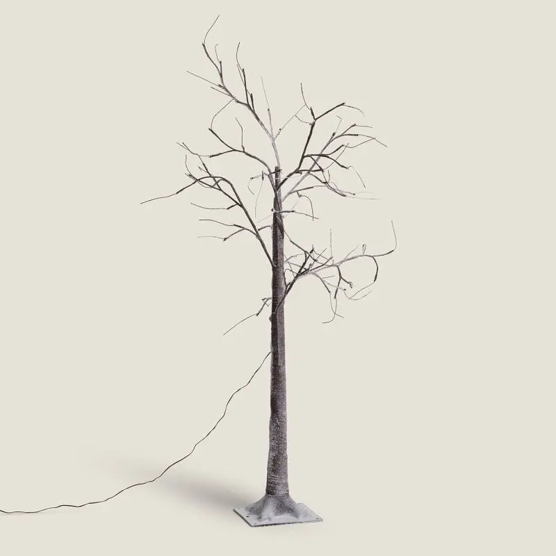Árbol de Navidad 64 LED 150 cm Blanco Cálido Precio Económico