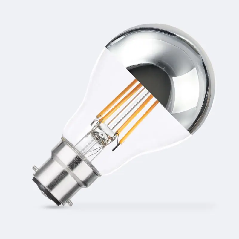 Bombilla Filamento LED B22 8W 800 lm A60 Chrome Reflect Stock Limitado