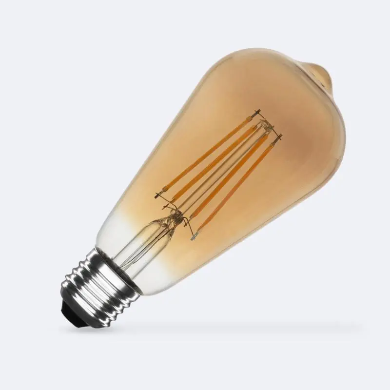 Bombilla Filamento LED E27 8W 750 lm ST64 Gold Exclusivo