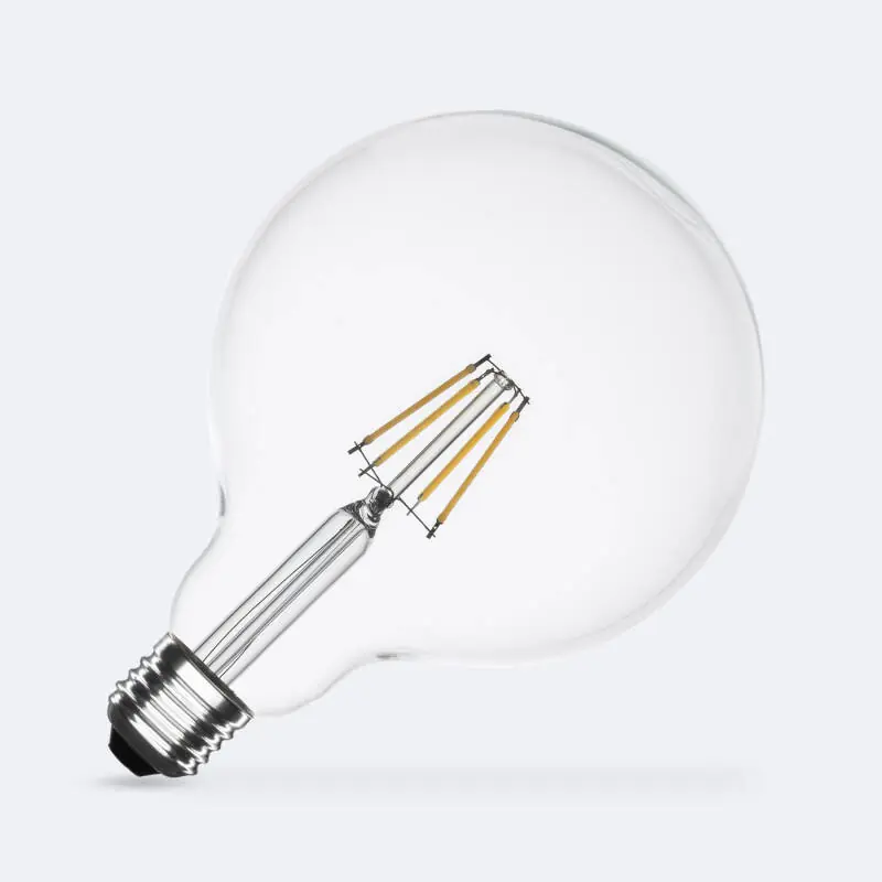 Bombilla Filamento LED E27 6W 720 lm G125 Súper Precio