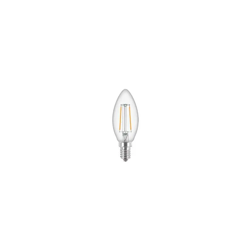 Bombilla Filamento LED E14 2W 250 lm B35 PHILIPS CandleND Mejor Calidad