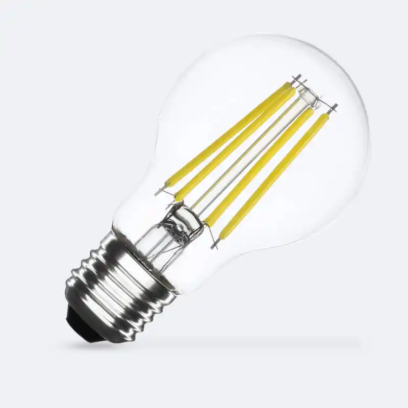 Últimas Unidades Bombilla Filamento LED E27 5.2W 1095lm A60 High Efficiency 210 lm/W Clase A