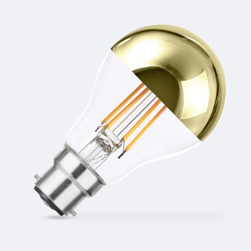 Bombilla Filamento LED B22 8W 800 lm A60 Regulable Gold Reflect No Te Lo Pierdas
