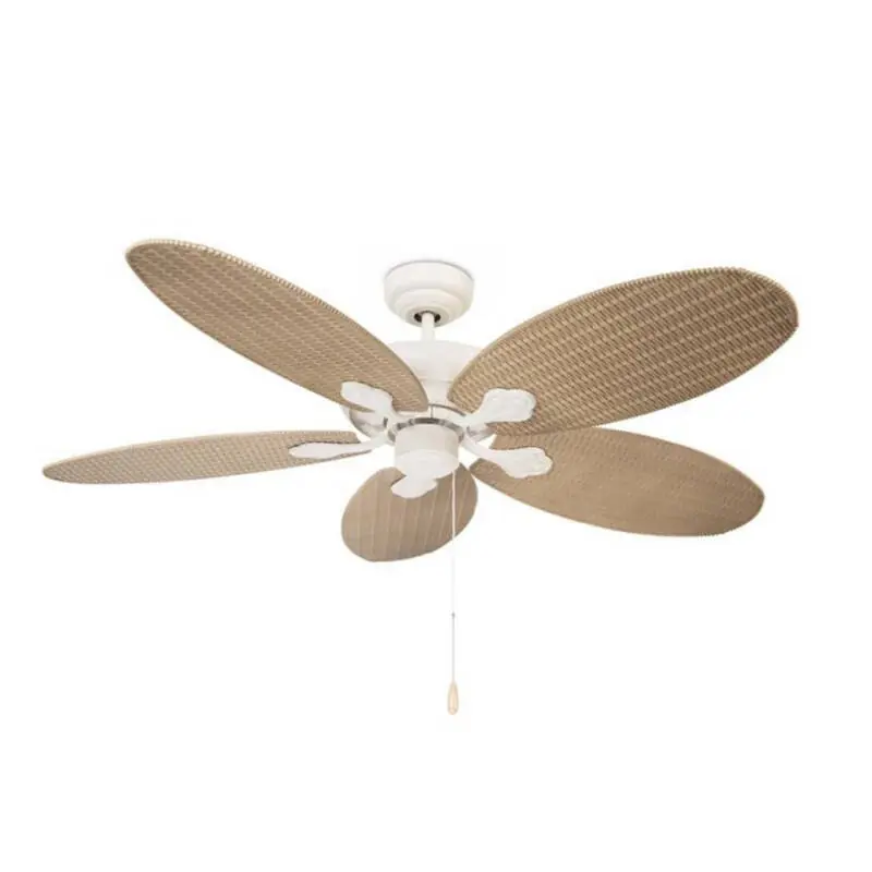Últimas Unidades Ventilador de Techo Phuket Blanco 132cm Motor AC LEDS-C4 30-4398-16-16