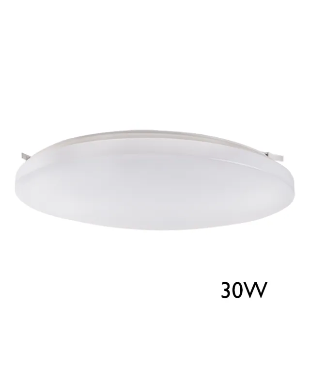 Promoción Downlight Plafón 38cm LED de superficie 20W con sensor de presencia y luminosidad, apto exteriores IP45
