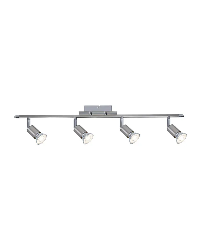 Rebajas Regleta 67cm 4xGU10 10W acabado niquel satinado