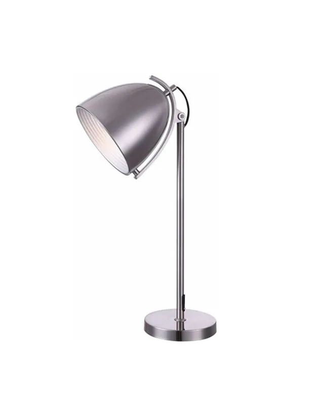 Rebajas Flexo 70cm de metal acabado en plata 60W E27