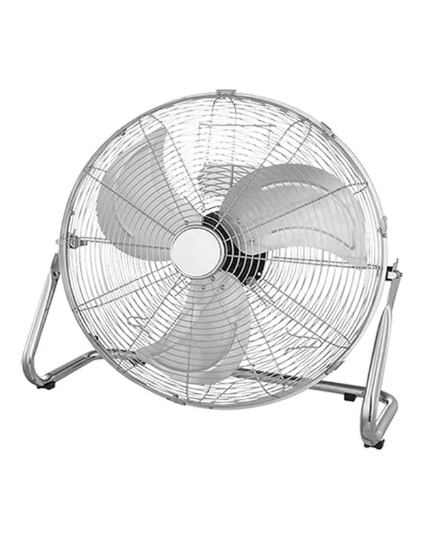 Ventilador de suelo 43,5cm de metal acabado en cromo 79W Precio Bajo