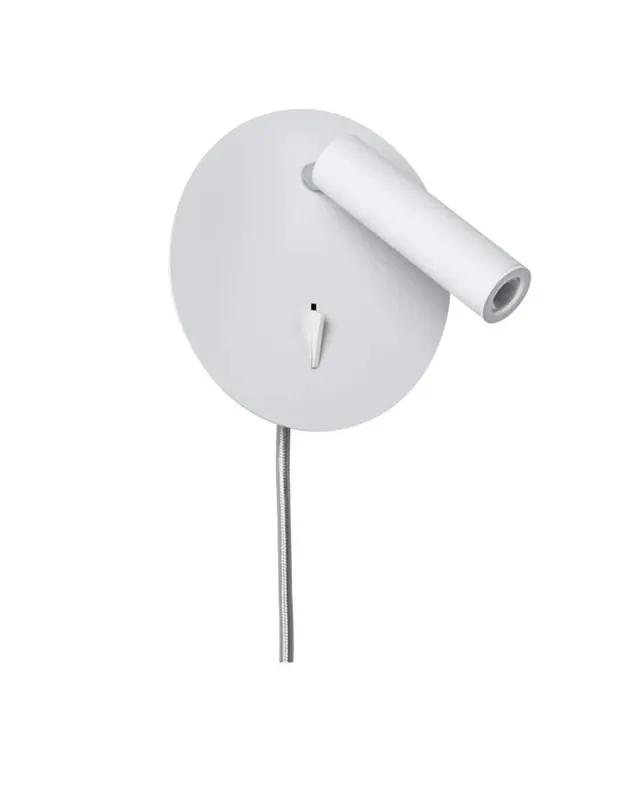 Aplique de pared metal acabado blanco luz directa LED 3,2W 3000K Ordenar Ahora Mismo