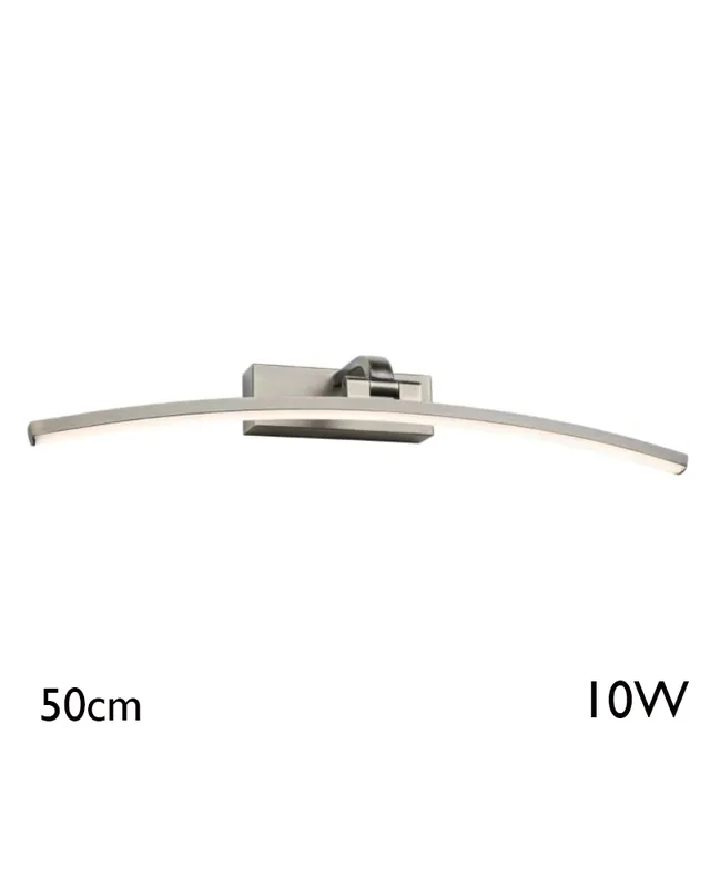 Aplique iluminacuadros 50 cm de metal 10W LED 3000K Tendencia