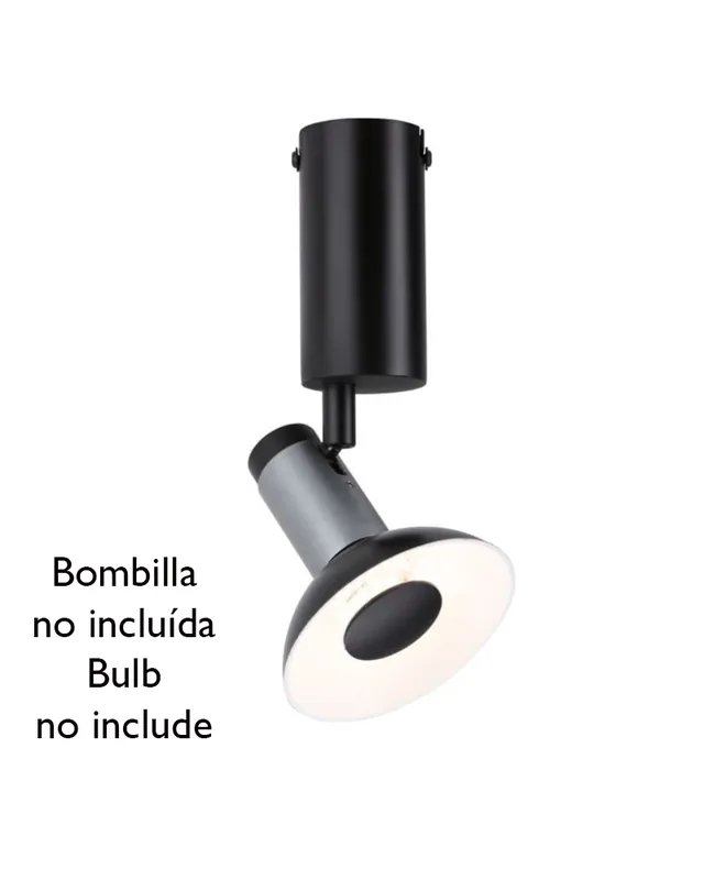 Aplique para pared o techo de metal giratorio GU10 20W Premium