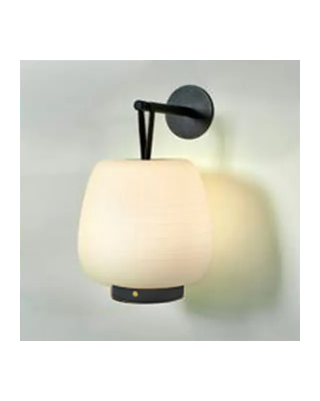Aplique de pared lámpara portatil diseño MISKO CAMP HOOK LED 2,1W 3000K con batería recargable Nueva Colección