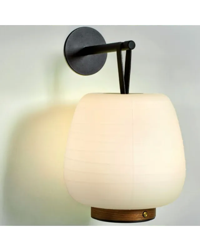 Alta Calidad Aplique de pared lámpara portatil diseño MISKO CAMP HOOK LED 2,1W 3000K con batería recargable