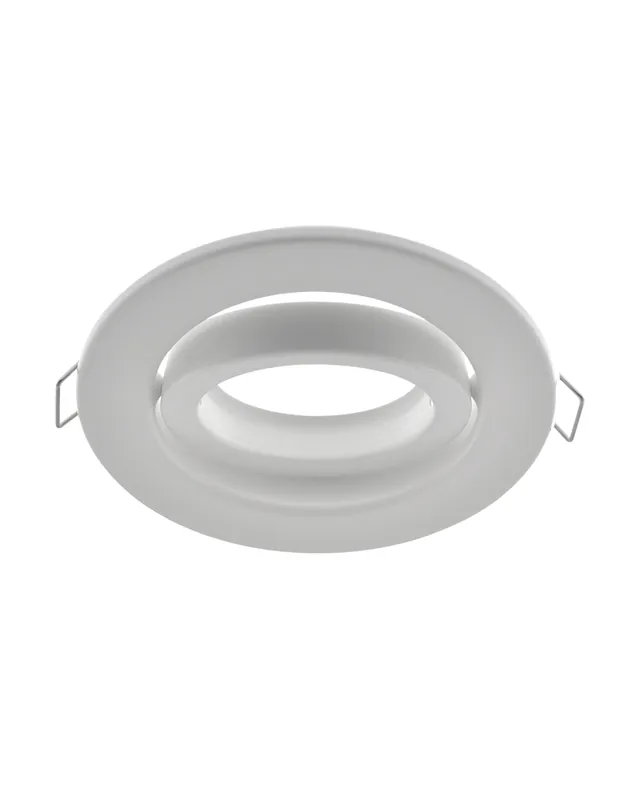 Aro spot downlight redondo acero empotrable 10,3 cm XXL fijo GU10 blanco mate, negro y nickel Ordena Ya