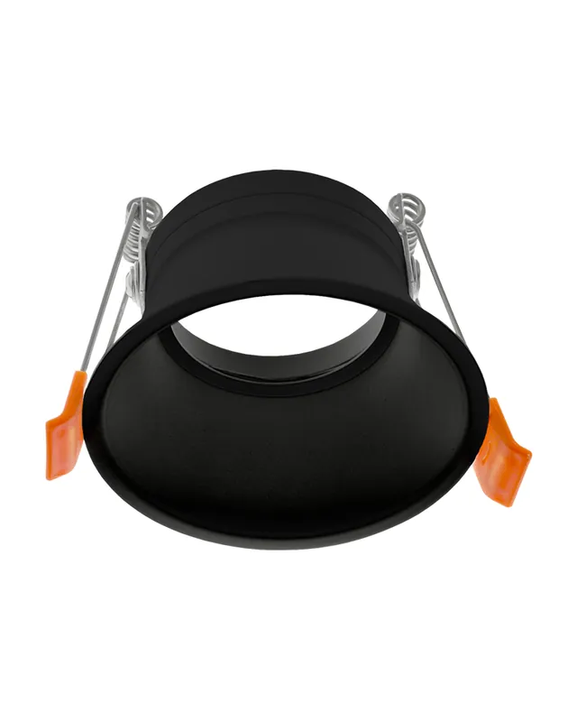 Aro downlight rollback redondo alumino fijo empotrable 8,1cm fijo GU10 blanco mate y negro Súper Precio
