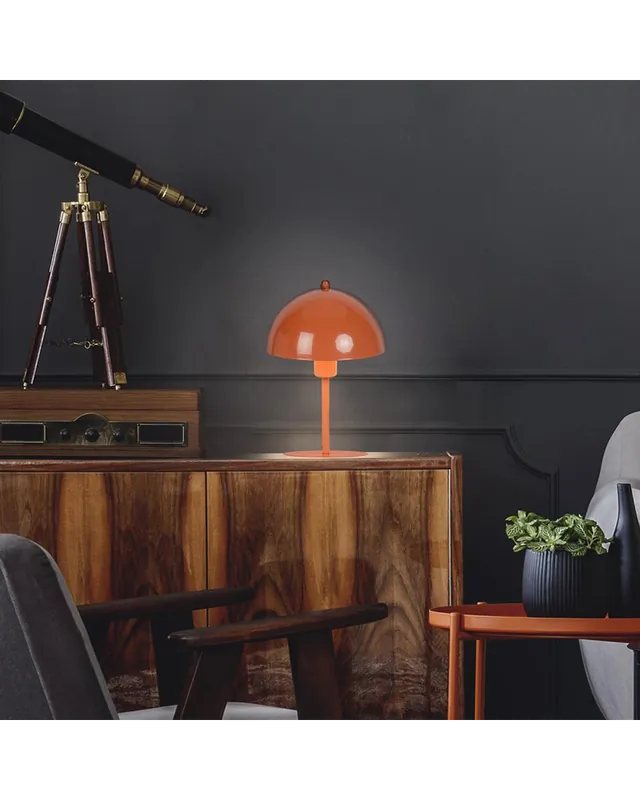 Tendencia Lámpara de mesa 30cm con forma cúpula de metal E14 15W