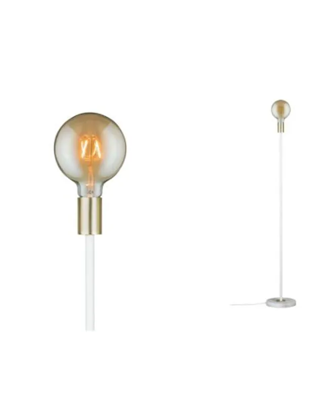 Tendencia Lámpara de pie 120cm de metal y marmol 20W E27