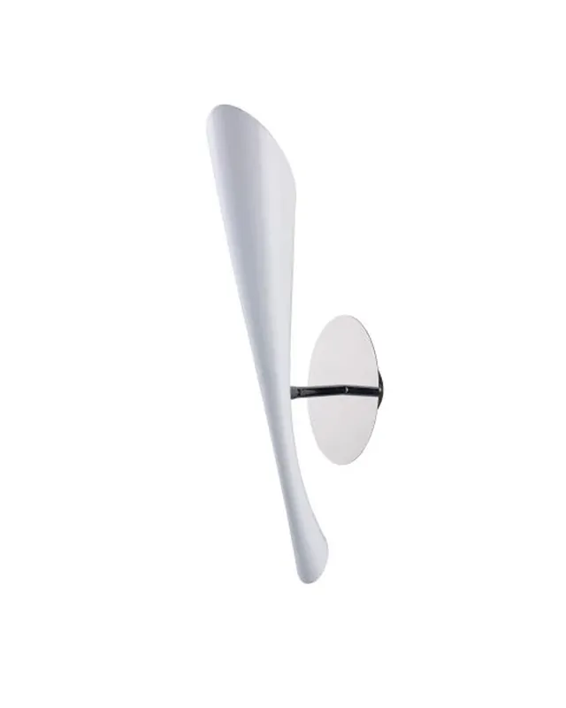 Aplique pared 59cm lacado blanco E27 20W Envío Gratis