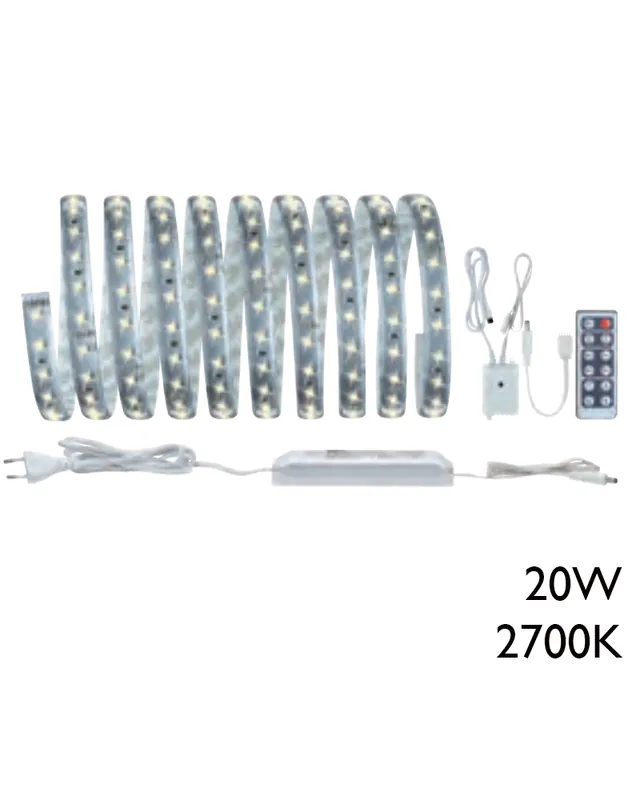 Tira LED Paulmann de 300cm LED 2700K 20W 230/24V A Buen Precio