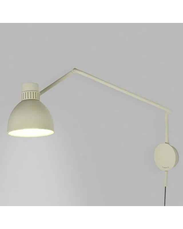 Aplique de pared articulada BLUX SYSTEM W20 PLUG-IN de aluminio con cable y enchufe E27 No Te Lo Pierdas