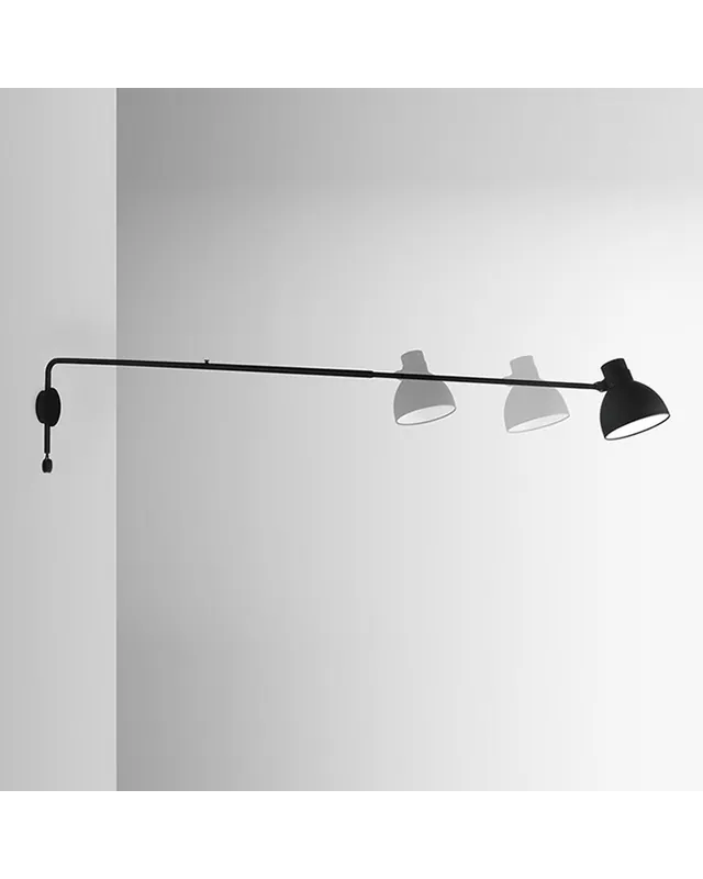 Aplique de pared extensible BLUX SYSTEM W125 de aluminio E27 Solo Por Tiempo Limitado