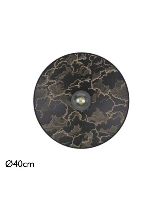 Aplique de pared 40cm de metal forma cónica E27 Novedad