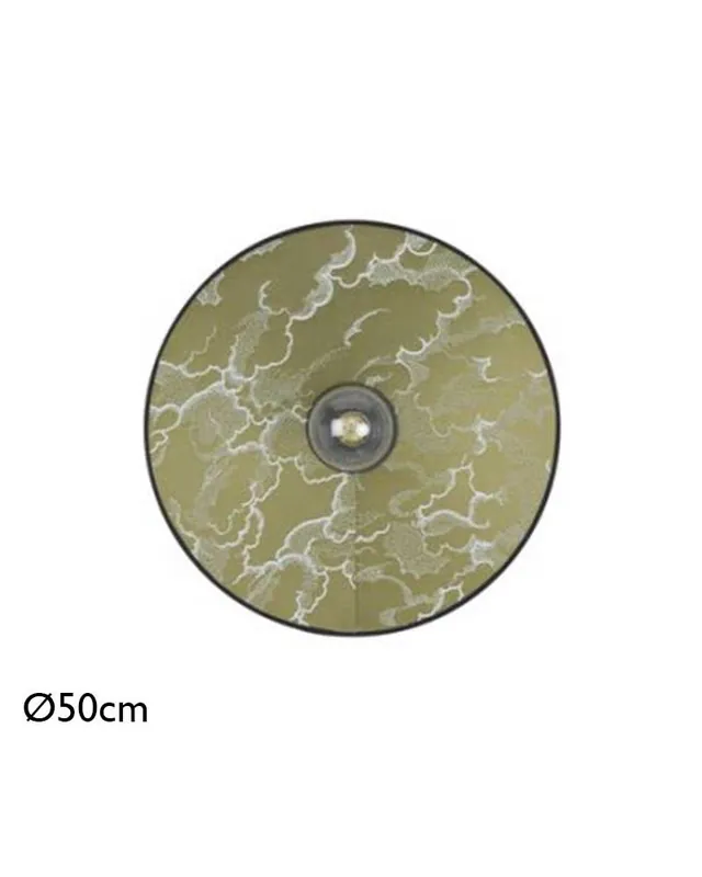 Aplique de pared 50cm de metal forma cónica E27 Auténtico