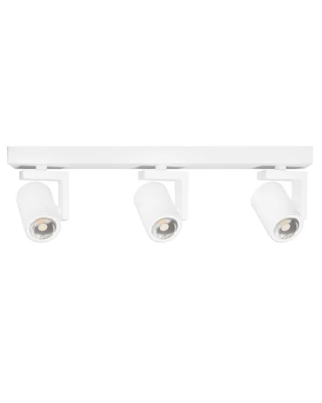 Regleta 3 focos cilindros orientables 45cm aluminio GU10 Entrega Rápida