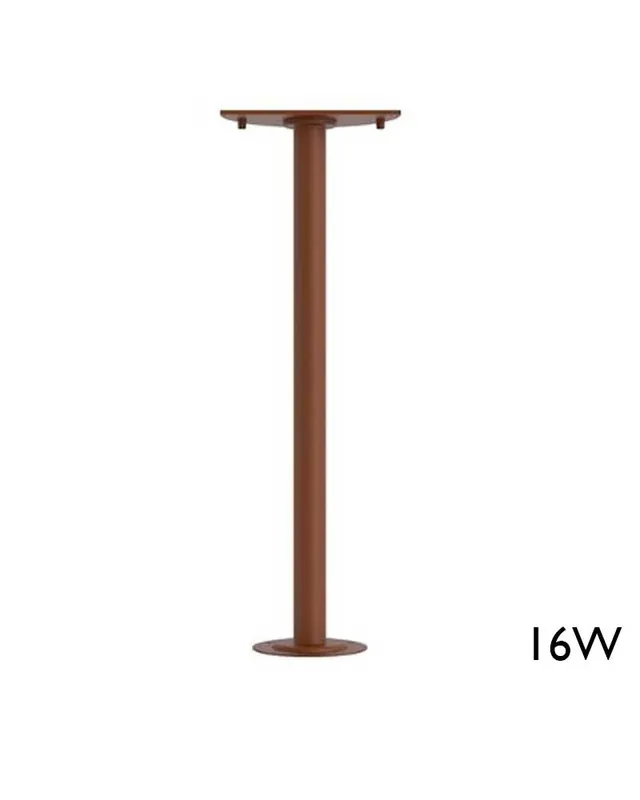 Base para montar baliza 16W 60cm de aluminio Auténtico