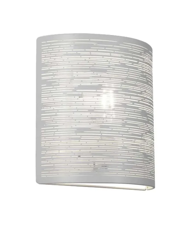 Aplique de pared 23cm de metal acabado blanco E27 Precio Rebajado