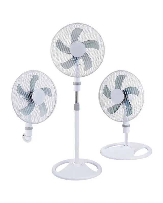 Ventilador 3 posiciones blanco 45W aspas 40cm altura regulable 107-133cm Oferta Limitada