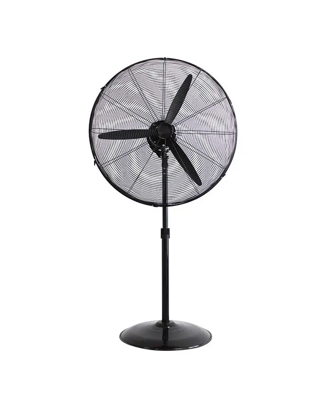 Ventilador de pie negro 180W aspas 60cm altura regulable 117-156cm Promoción Exclusiva