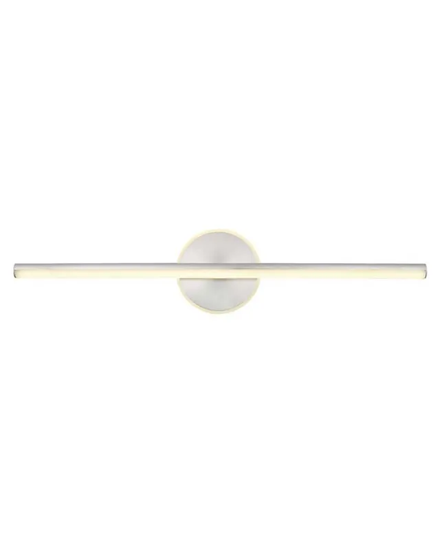 Aplique baño 60,8cm metal y acrílico acabado níquel LED 10W 4000K IP44 Barato